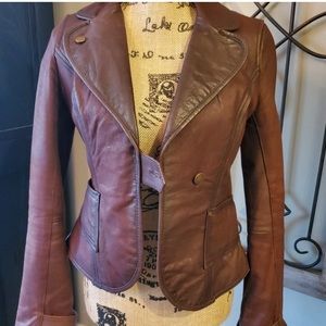 Vintage Arden B Leather Jacket RN 78749